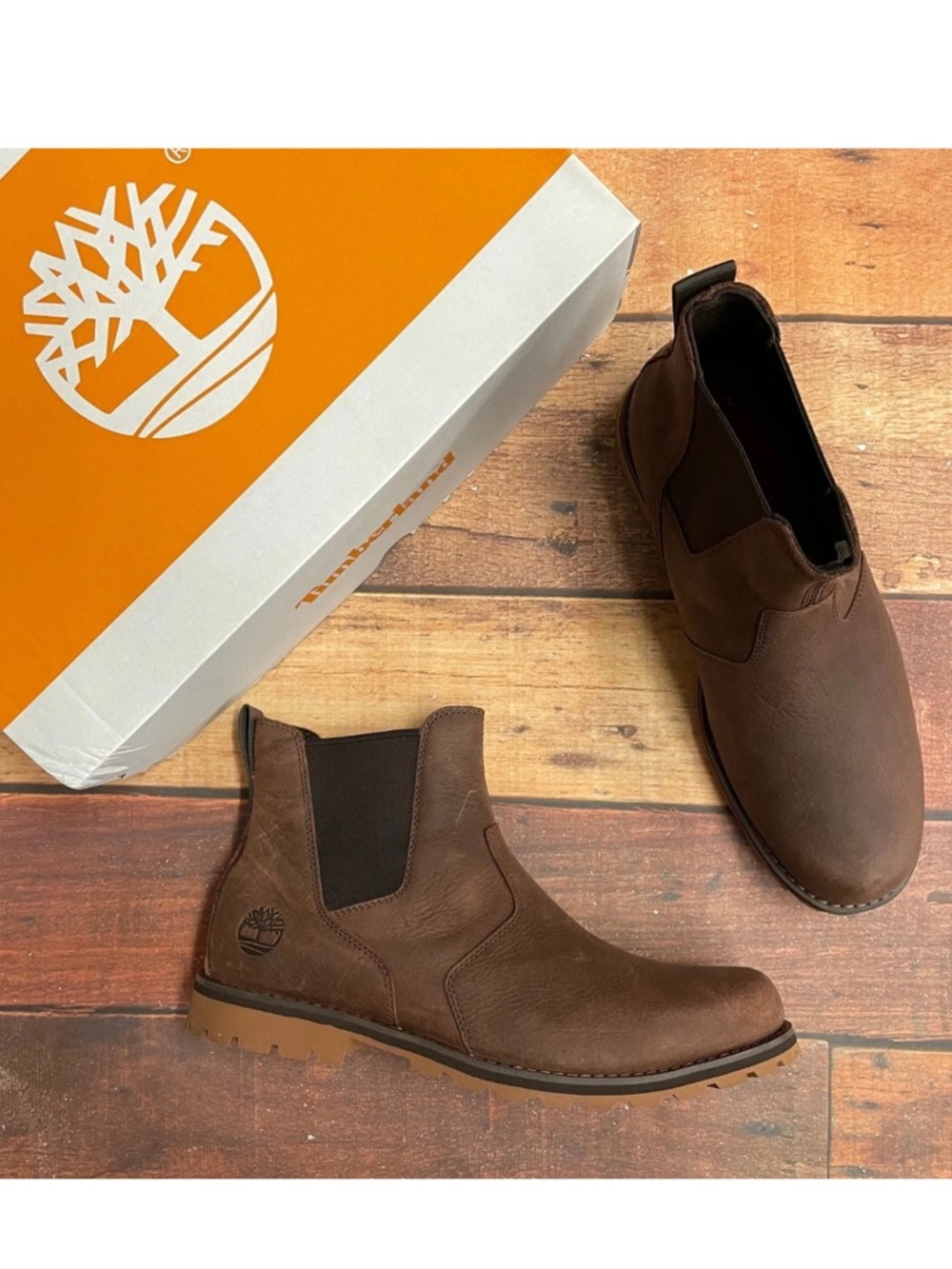 Timberland Attleboro mid chelsea boot brunette men’s boots  size 13